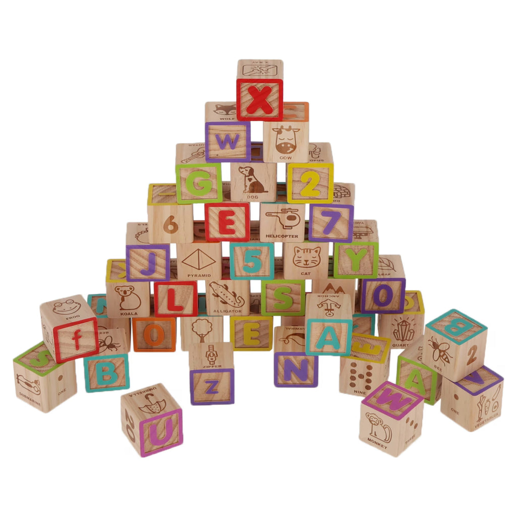 ABC Learning Wooden Blocks Set