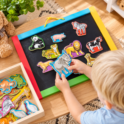 Wooden Animal Magnet Play Set