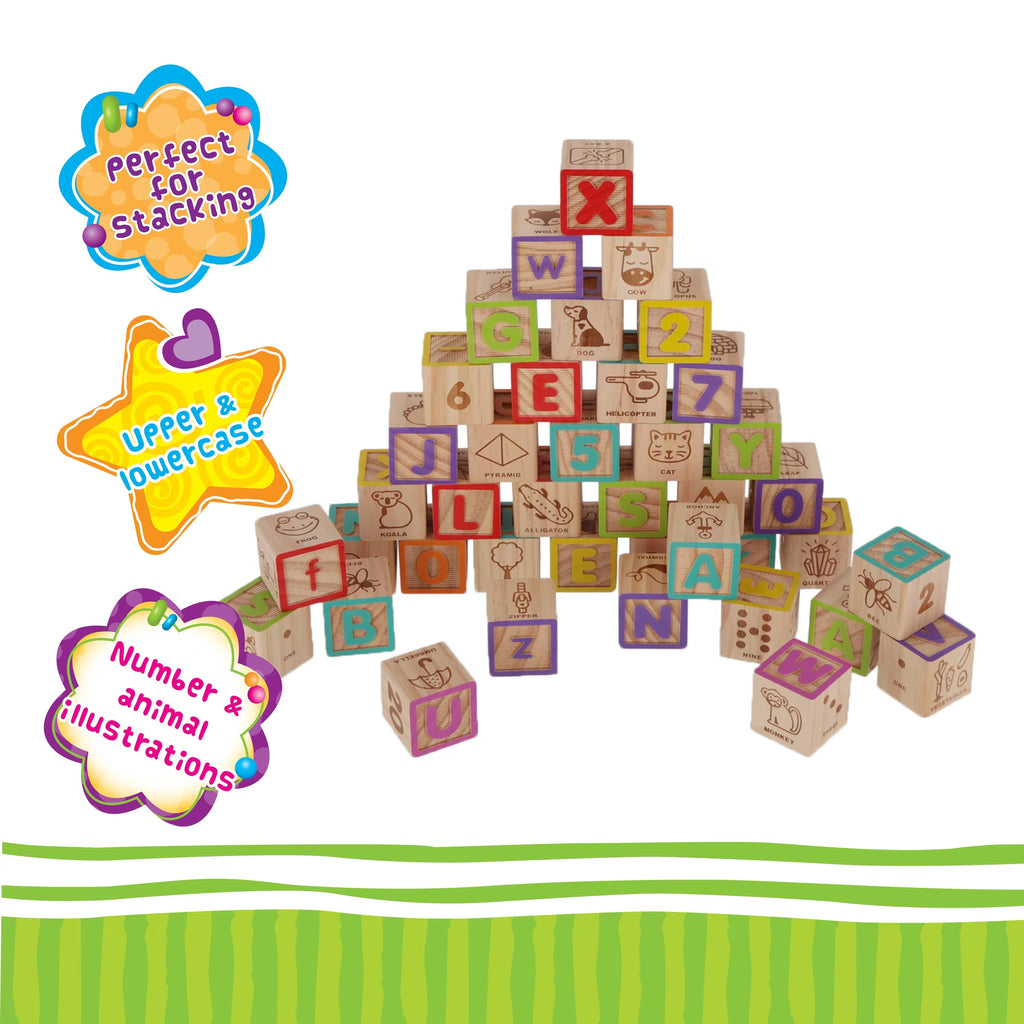 ABC Learning Wooden Blocks Set