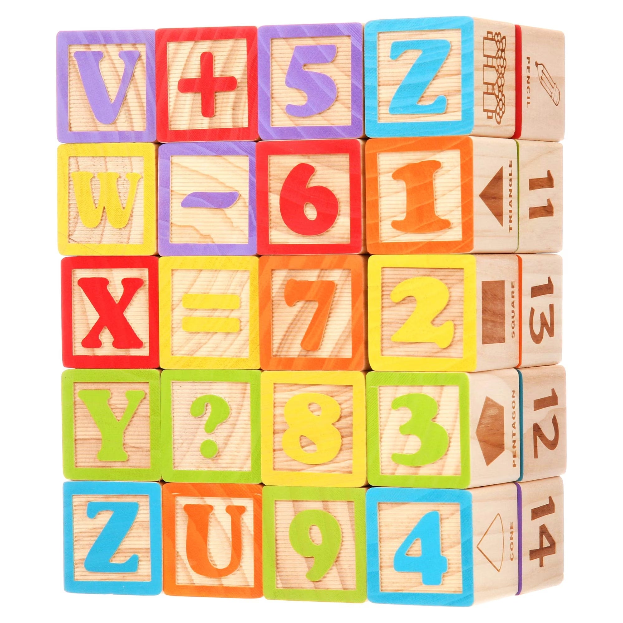 ABC Learning Wooden Blocks Set