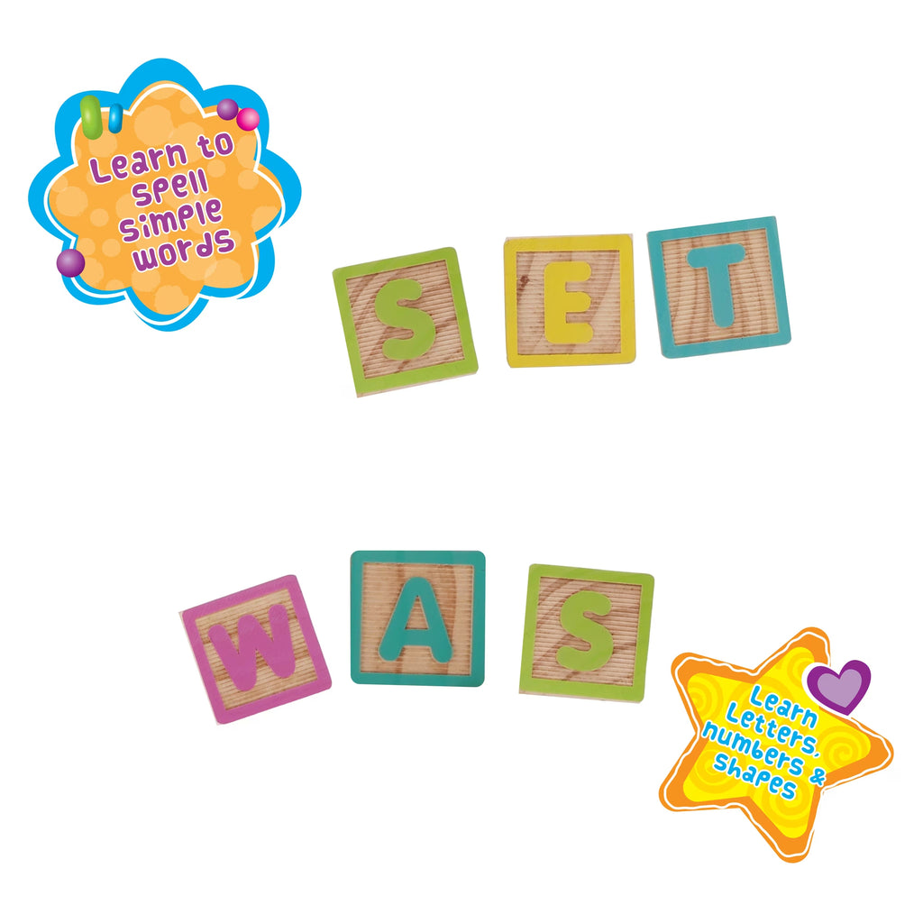 ABC Learning Wooden Blocks Set