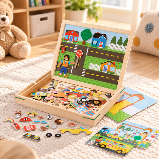 Magnetic Picture Matching Activity Game