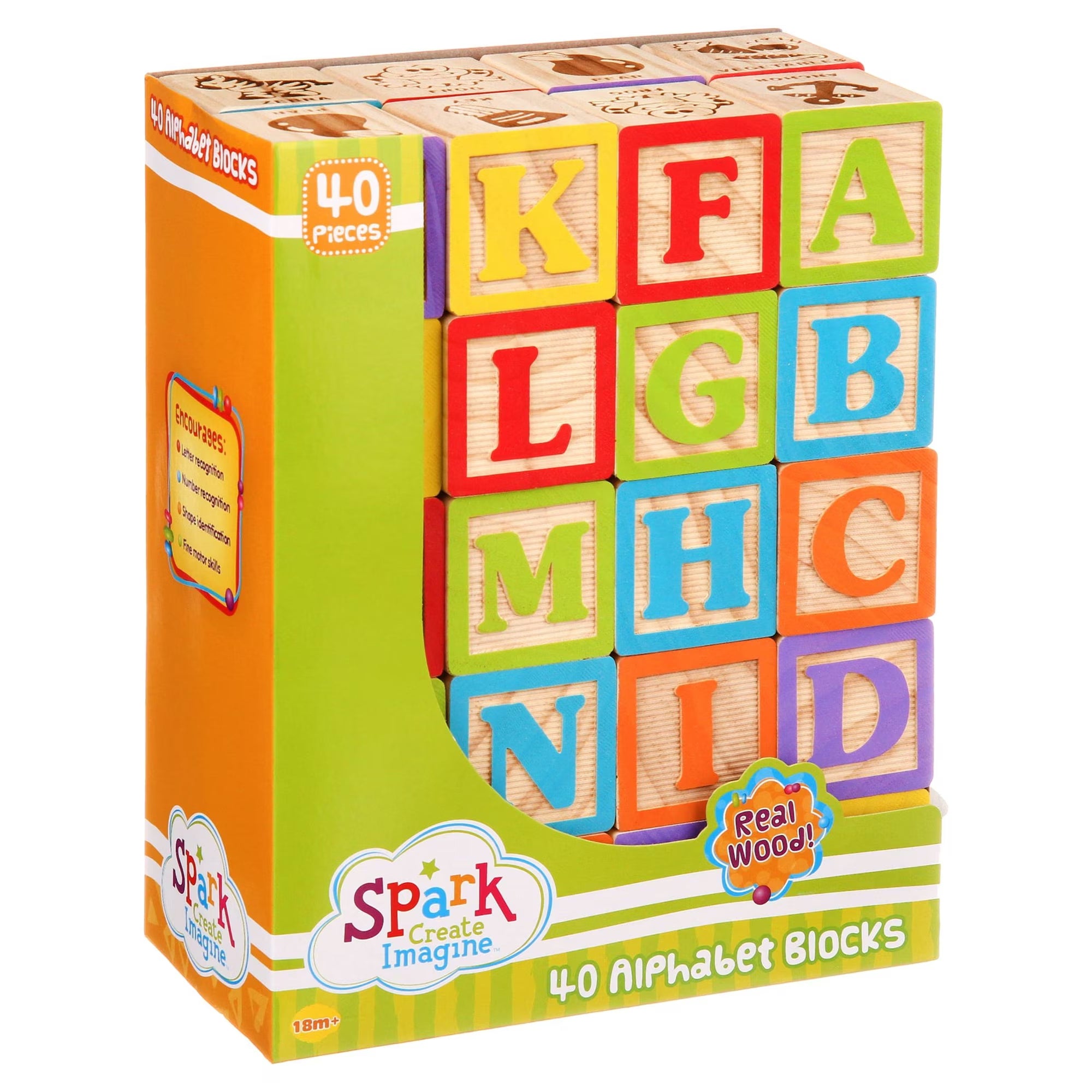 ABC Learning Wooden Blocks Set